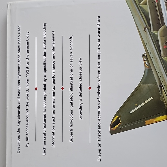 Air warfare book hardcover Firepower aviation tactical illustrations - Picture 10 of 10